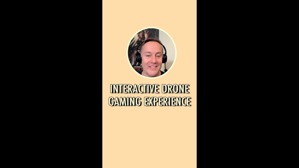 Interactive drone gaming experience