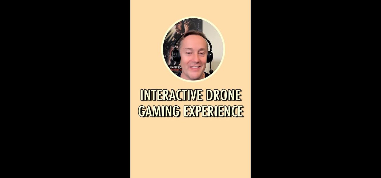 Interactive drone gaming experience