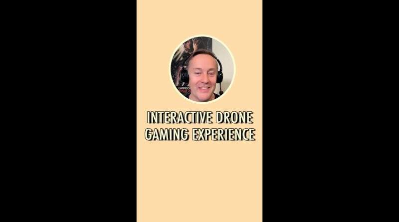 Interactive drone gaming experience