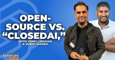 Open-source vs. “ClosedAI,” demoing new AI tools & more with Sunny Madra & Vinny Lingham | E1742