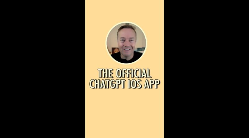 The official ChatGPT iOS app