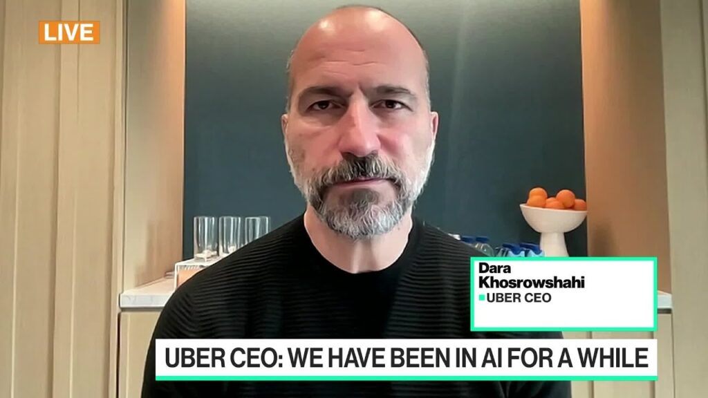 Uber’s Khosrowshahi on Strong Ride Demand, AII