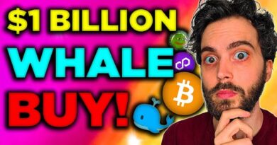 WHALE ALERT:  Billion Bitcoin REVEALED! PEPE is OVER!? (Crypto News)