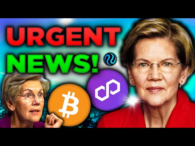 URGENT: Elizabeth Warren calls for TOTAL SHUTDOWN of Crypto Market (Polygon Prevails)!