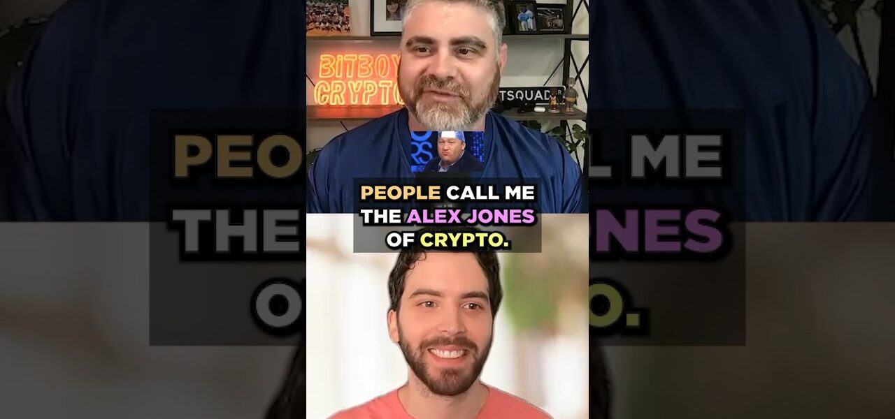 Bitboy Crypto like Alex Jones or George Washington?