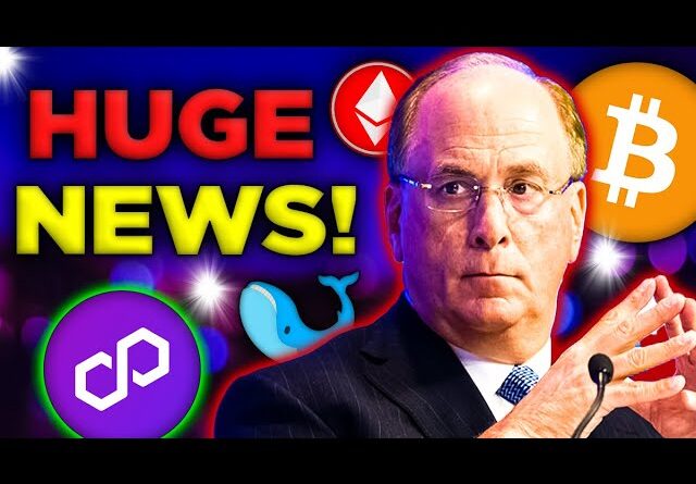 BlackRock CEO Larry Fink is a SECRET POLYGON CRYPTO WHALE! 🐳