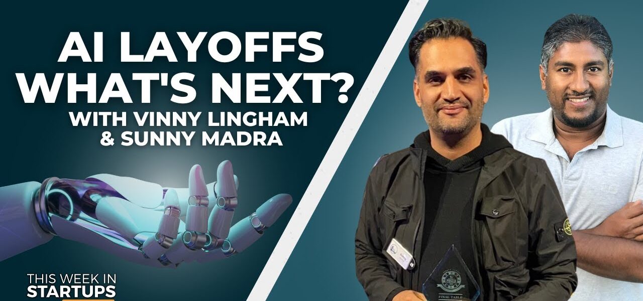 RunwayML, AI Steve Jobs, & more with Sunny Madra & Vinny Lingham | E1755