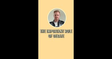 The important role of debate