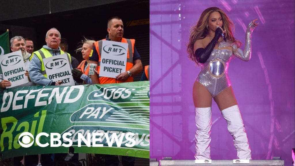 UK rail strike hits London ahead of Beyoncé concert, FA Cup final